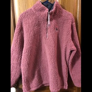 Sherpa Victoria Secrets PINK Quarter-zip